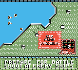 Rampart (Game Boy Color) screenshot: I win.