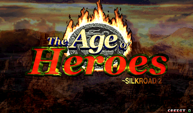 The Age of Heroes: Silkroad 2 (Arcade) screenshot: Title screen