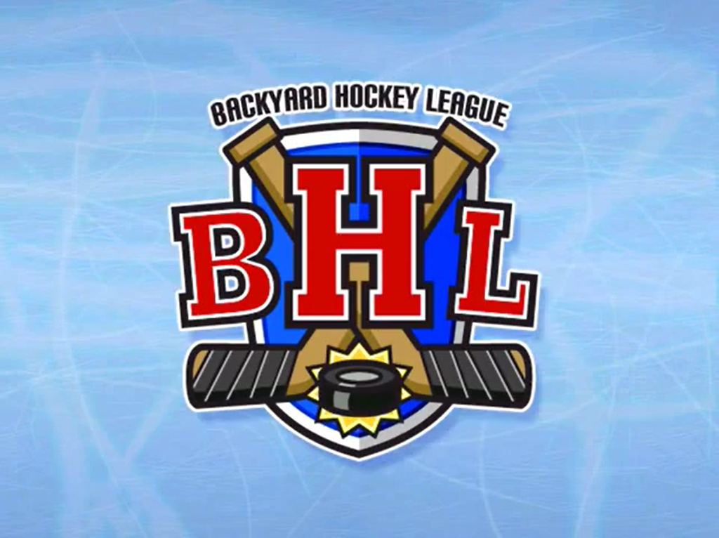 Backyard Hockey (Windows) screenshot: The Backyard Hockey league, the fictional league the kids are competing in.