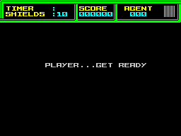 Thrust II (ZX Spectrum) screenshot: Get ready!