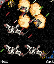 Star Wars: Battle for the Republic (J2ME) screenshot: Battle