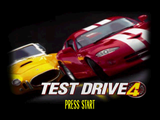 Test Drive 4 (PlayStation) screenshot: Title screen