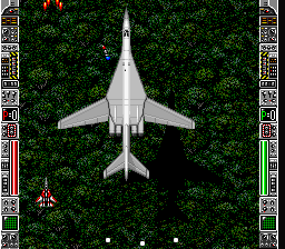 Strike Gunner S.T.G. (SNES) screenshot: An even bigger plane