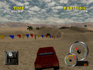 Test Drive: Off-Road 2 (PlayStation) screenshot: Dunes