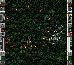 Strike Gunner S.T.G. (SNES) screenshot: Using the heat arrow