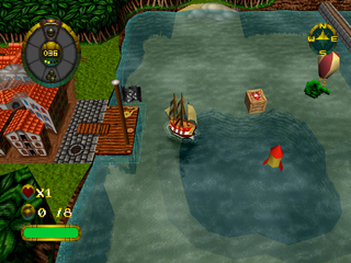 Shipwreckers! (PlayStation) screenshot: Rocket
