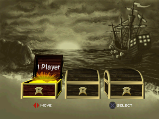Shipwreckers! (PlayStation) screenshot: Main menu