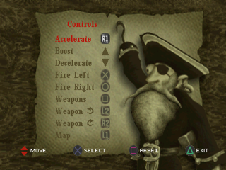 Shipwreckers! (PlayStation) screenshot: Controls