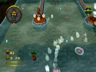 Shipwreckers! (PlayStation) screenshot: Lots of casualties