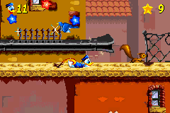 Disney's Donald Duck Adv@nce!*# (Game Boy Advance) screenshot: Should I follow you?