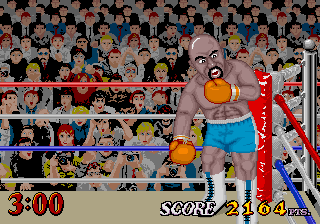 Heavyweight Champ (Arcade) screenshot: Willie "Vulture" Wilson again