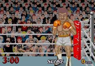 Heavyweight Champ (Arcade) screenshot: The red corner