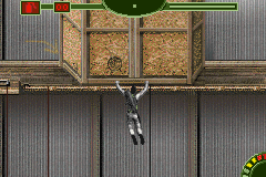 Tom Clancy's Splinter Cell: Pandora Tomorrow (Game Boy Advance) screenshot: Now training to brachiate
