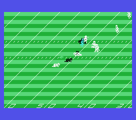 Superbowl (MSX) screenshot: Oof! Tackled.