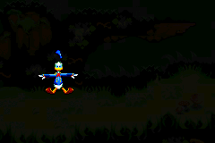 Disney's Donald Duck Adv@nce!*# (Game Boy Advance) screenshot: Life lost.