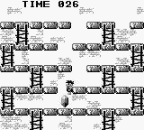 Pri Pri Primitive Princess! (Game Boy) screenshot: No more monsters. Only caveman & crystal.