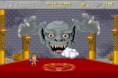 Legend of Hero Tonma (Arcade) screenshot: The Last Boss (7th) : Evil