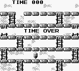 Pri Pri Primitive Princess! (Game Boy) screenshot: Time over.