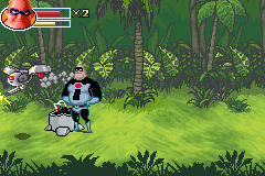 The Incredibles (Game Boy Advance) screenshot: Attacked by robots