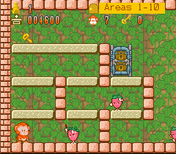 Spanky's Quest (SNES) screenshot: Vain raspberries