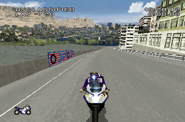 Sports Superbike 2 (PlayStation) screenshot: Location: Monaco.