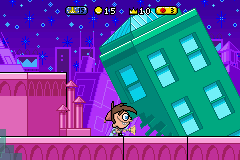 The Fairly OddParents!: Breakin' da Rules (Game Boy Advance) screenshot: Level two