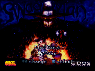 Swagman (PlayStation) screenshot: Title screen