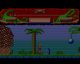 Vixen (Amiga) screenshot: This is where you start