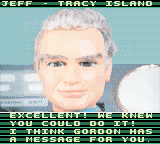 Thunderbirds (Game Boy Color) screenshot: I completed the first mission.