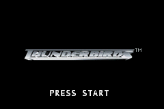 Thunderbirds (Game Boy Advance) screenshot: Title screen