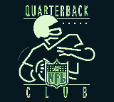 NFL Quarterback Club (Game Boy) screenshot: Title screen