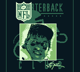 NFL Quarterback Club (Game Boy) screenshot: Showing some pictures of NFL quarterbacks.