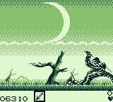Ninja Spirit (Game Boy) screenshot: The third boss.