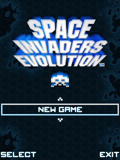 Space Invaders Evolution (J2ME) screenshot: Main menu