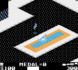 720º (Game Boy Color) screenshot: SPLASH! I hit the water.