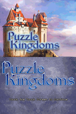 Puzzle Kingdoms (Nintendo DS) screenshot: Title screen.
