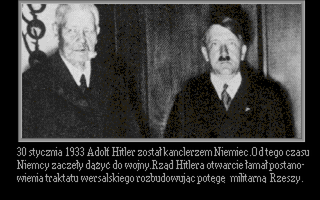 1939 (DOS) screenshot: Hitler