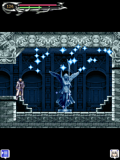 Castlevania: Dawn of Sorrow (J2ME) screenshot: Here's where we save