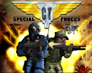 CT Special Forces (PlayStation) screenshot: Title screen.