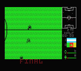 Mundial de Fútbol (MSX) screenshot: The final score.