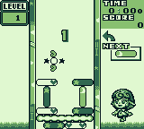 Puzzle Star Sweep (Game Boy) screenshot: Counting down to begin.