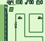 The Pagemaster (Game Boy) screenshot: The map