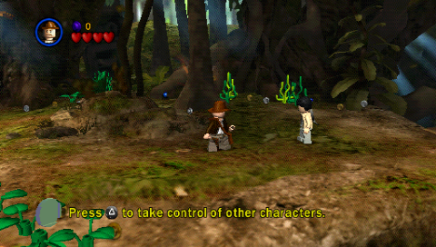 LEGO Indiana Jones: The Original Adventures (PSP) screenshot: The game starts with these two characters.