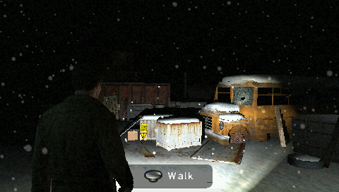 Silent Hill: Shattered Memories (PSP) screenshot: Screen from the game tutorial