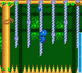 Das Geheimnis der Happy Hippo-Insel (Game Boy Color) screenshot: Spikes. As usual.