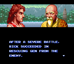 Ultimate Fighter (SNES) screenshot: Cutscene