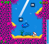 Das Geheimnis der Happy Hippo-Insel (Game Boy Color) screenshot: Perlentauchen.