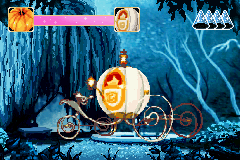 Disney's Cinderella: Magical Dreams (Game Boy Advance) screenshot: Voila, we've got our coach.