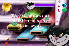 Disney's Cinderella: Magical Dreams (Game Boy Advance) screenshot: Boss fight