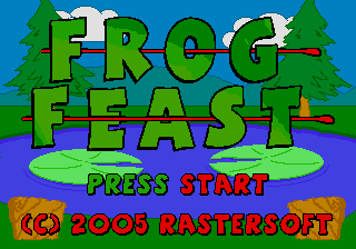 Frog Feast (SEGA CD) screenshot: Title screen
